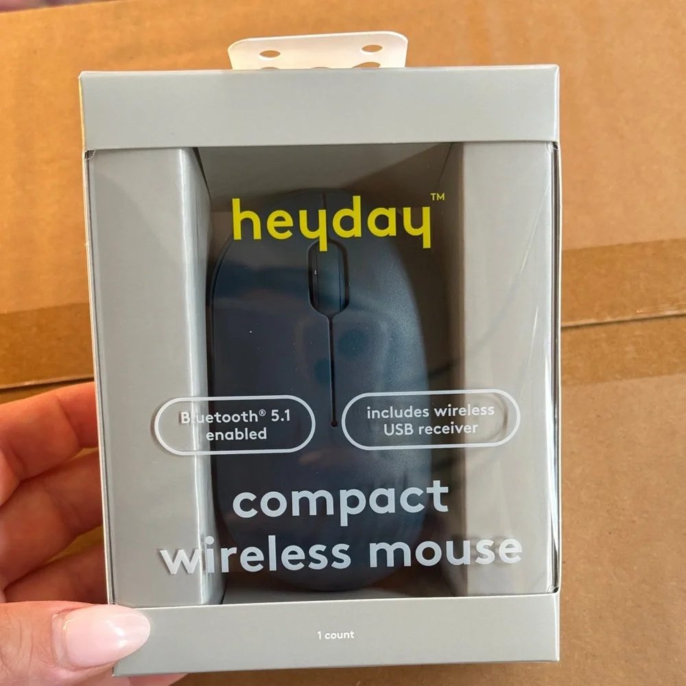 Heyday Bluetooth Wireless Mouse in Teal NIB